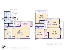 【神奈川県/大和市草柳】大和市草柳1丁目 新築一戸建て 間取り図
