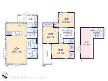 【神奈川県/大和市中央林間西】大和市中央林間西2丁目 新築一戸建て 間取り図