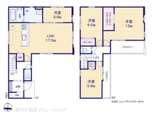 【神奈川県/座間市緑ケ丘】座間市緑ケ丘4丁目 新築一戸建て 間取り図