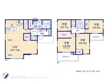 【神奈川県/相模原市南区若松】相模原市南区若松3丁目 新築一戸建て 間取り図
