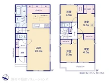 【神奈川県/大和市中央林間西】大和市中央林間西5丁目 新築一戸建て 間取り図