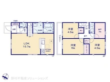 【神奈川県/相模原市南区相南】相模原市南区相南3丁目 新築一戸建て 間取り図