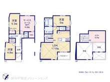 【神奈川県/相模原市中央区相模原】相模原市中央区相模原2丁目 新築一戸建て 間取り図