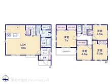 【東京都/町田市成瀬台】町田市成瀬台4丁目 新築一戸建て 間取り図