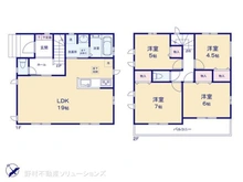 【神奈川県/相模原市中央区上溝】相模原市中央区上溝 新築一戸建て 間取り図