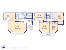 【神奈川県/座間市栗原中央】座間市栗原中央5丁目 新築一戸建て 間取り図