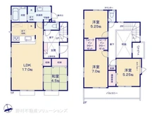【神奈川県/相模原市中央区宮下本町】相模原市中央区宮下本町3丁目 新築一戸建て 間取り図