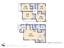 【神奈川県/相模原市中央区横山台】相模原市中央区横山台1丁目 新築一戸建て 間取り図