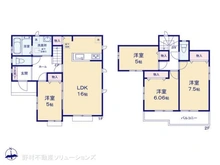 【神奈川県/座間市座間】座間市座間1丁目 新築一戸建て 間取り図