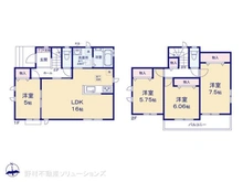 【神奈川県/座間市座間】座間市座間1丁目 新築一戸建て 間取り図