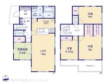 【東京都/町田市能ヶ谷】町田市能ヶ谷2丁目 新築一戸建て 間取り図