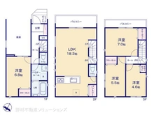 【神奈川県/相模原市南区上鶴間本町】相模原市南区上鶴間本町6丁目 新築一戸建て 間取り図