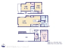 【神奈川県/相模原市南区相模大野】相模原市南区相模大野1丁目 新築一戸建て 間取り図