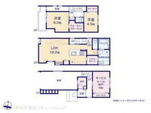 【神奈川県/相模原市南区相模大野】相模原市南区相模大野1丁目 新築一戸建て 間取り図