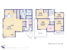 【神奈川県/相模原市南区上鶴間】相模原市南区上鶴間8丁目 新築一戸建て 間取り図