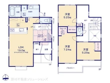 【神奈川県/座間市四ツ谷】座間市四ツ谷 新築一戸建て 間取り図