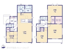 【神奈川県/相模原市南区磯部】相模原市南区磯部 新築一戸建て 間取り図
