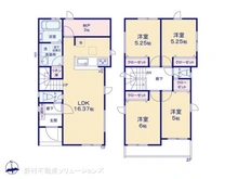 【神奈川県/相模原市南区磯部】相模原市南区磯部 新築一戸建て 間取り図