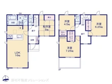 【神奈川県/相模原市南区磯部】相模原市南区磯部 新築一戸建て 間取り図