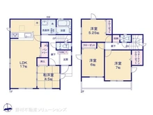 【神奈川県/相模原市南区磯部】相模原市南区磯部 新築一戸建て 間取り図