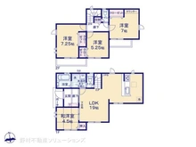 【神奈川県/相模原市南区磯部】相模原市南区磯部 新築一戸建て 間取り図