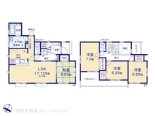 【神奈川県/相模原市中央区淵野辺本町】相模原市中央区淵野辺本町1丁目 新築一戸建て 間取り図