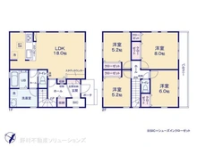 【神奈川県/相模原市南区相武台】相模原市南区相武台3丁目 新築一戸建て 間取り図