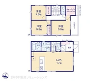 【神奈川県/座間市入谷西】座間市入谷西5丁目 新築一戸建て 間取り図