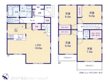 【神奈川県/相模原市南区相南】相模原市南区相南1丁目 新築一戸建て 間取り図