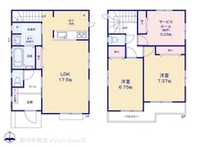 【神奈川県/大和市福田】大和市福田8丁目 新築一戸建て 間取り図
