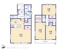 【神奈川県/相模原市南区上鶴間本町】相模原市南区上鶴間本町9丁目 新築一戸建て 間取り図
