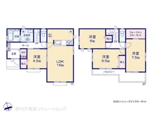 【神奈川県/相模原市南区上鶴間本町】相模原市南区上鶴間本町9丁目 新築一戸建て 間取り図