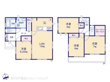 【神奈川県/相模原市南区上鶴間本町】相模原市南区上鶴間本町9丁目 新築一戸建て 間取り図