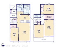 【神奈川県/相模原市南区上鶴間本町】相模原市南区上鶴間本町9丁目 新築一戸建て 間取り図