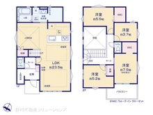 【神奈川県/相模原市南区上鶴間】相模原市南区上鶴間8丁目 新築一戸建て 間取り図