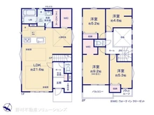 【神奈川県/相模原市南区上鶴間】相模原市南区上鶴間8丁目 新築一戸建て 間取り図