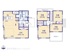 【東京都/町田市東玉川学園】町田市東玉川学園1丁目 新築一戸建て 間取り図