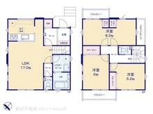 【神奈川県/相模原市中央区由野台】相模原市中央区由野台1丁目 新築一戸建て 間取り図