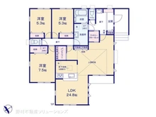 【東京都/町田市能ヶ谷】町田市能ヶ谷7丁目 新築一戸建て 間取り図