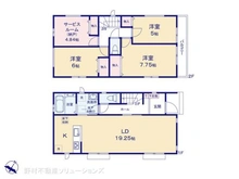 【神奈川県/相模原市南区相模台】相模原市南区相模台6丁目 新築一戸建て 間取り図