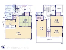 【神奈川県/相模原市中央区上溝】相模原市中央区上溝 新築一戸建て 間取り図