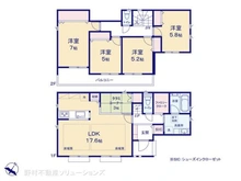 【東京都/町田市金井】町田市金井1丁目 新築一戸建て 間取り図