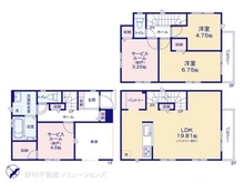 【神奈川県/相模原市中央区淵野辺本町】相模原市中央区淵野辺本町2丁目 新築一戸建て 間取り図