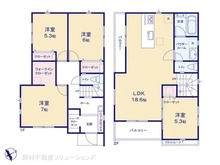 【東京都/町田市玉川学園】町田市玉川学園2丁目 新築一戸建て 間取り図