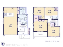【東京都/町田市玉川学園】町田市玉川学園2丁目 新築一戸建て 間取り図