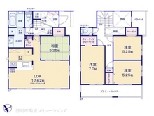 【神奈川県/相模原市南区若松】相模原市南区若松1丁目 新築一戸建て 間取り図