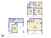 【神奈川県/相模原市南区相武台】相模原市南区相武台2丁目 新築一戸建て 間取り図