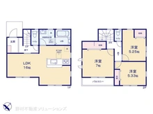 【神奈川県/大和市上和田】大和市上和田 新築一戸建て 間取り図