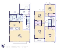 【神奈川県/相模原市南区御園】相模原市南区御園5丁目 新築一戸建て 間取り図