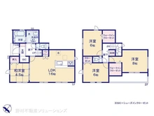 【神奈川県/相模原市南区磯部】相模原市南区磯部 新築一戸建て 間取り図
